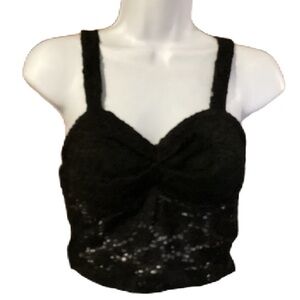 2/$15 Bozzolo black bralette. L